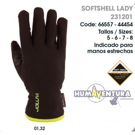 Guantes Softshell Lady Joluvi